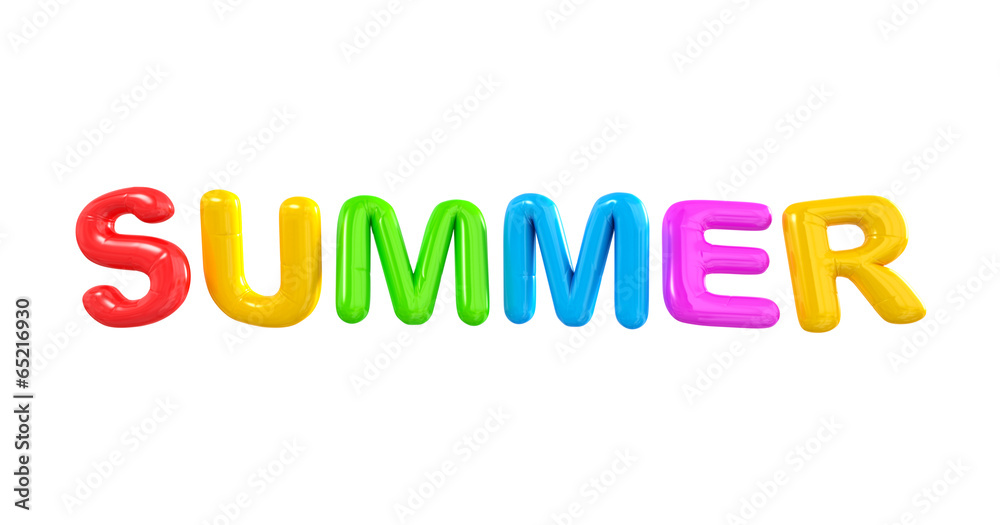 English multi coloured alphabet Summer English multi coloured alphabet Summer