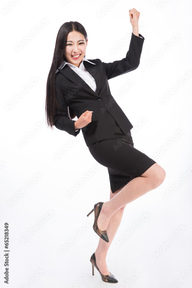 business woman. Isolated over white background business woman. Isolated over white background