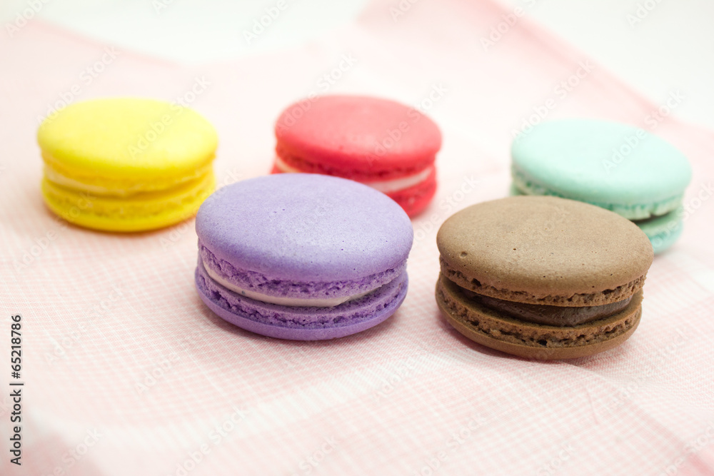 Colorful French Macaroons Colorful French Macaroons