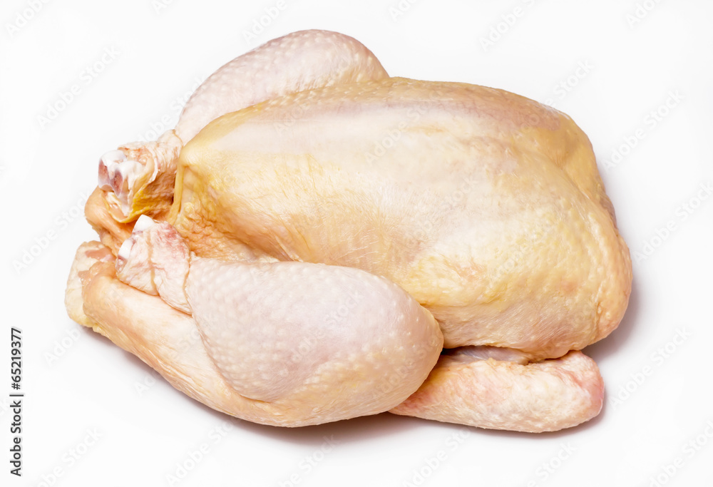 Raw chicken.