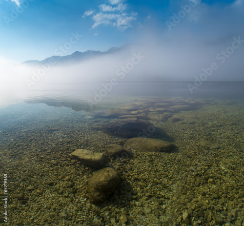 Lake in mountains