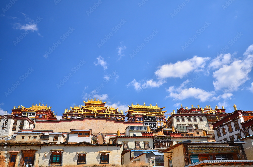 Songzanlin - Tibetan Monastery in Shangrila, Yunnan, China 