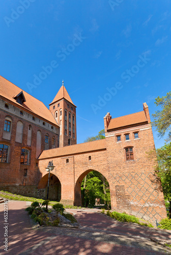 Marienwerder castle (1350) of Teutonic Order. Kwidzyn, Poland photo