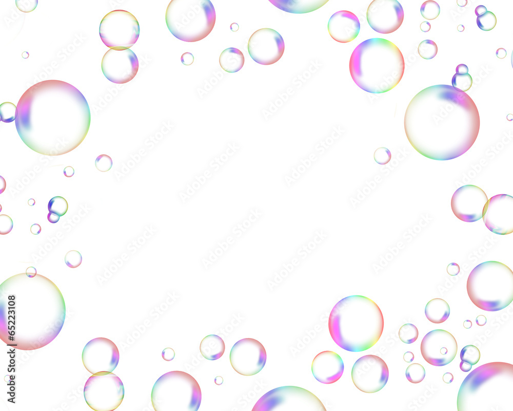 シャボン玉フレーム Stock イラスト Adobe Stock
