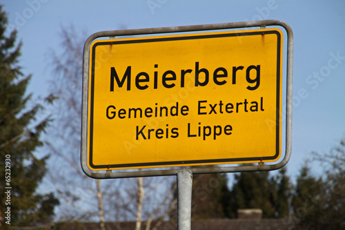 Ortsschild Meierberg