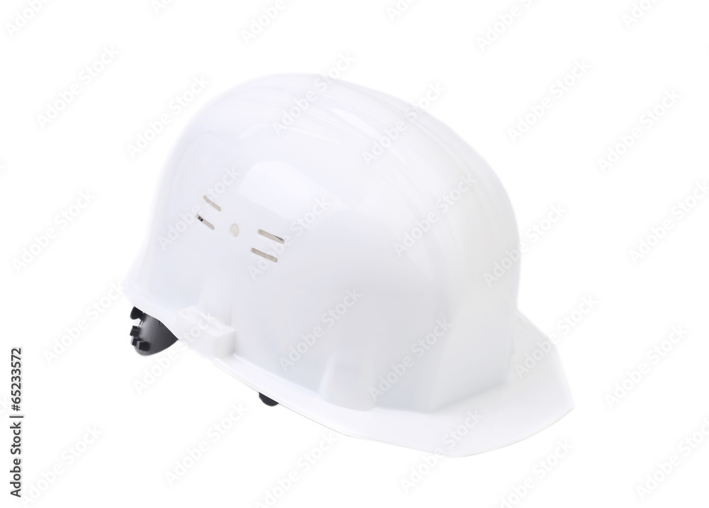 Fototapeta premium White hard hat.