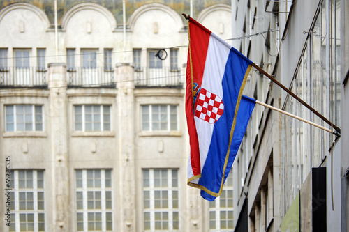 Fahne von Kroatien
