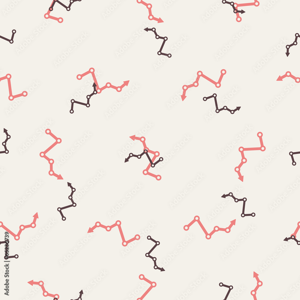 Naklejka premium seamless background: chart