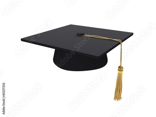 Black graduation cap