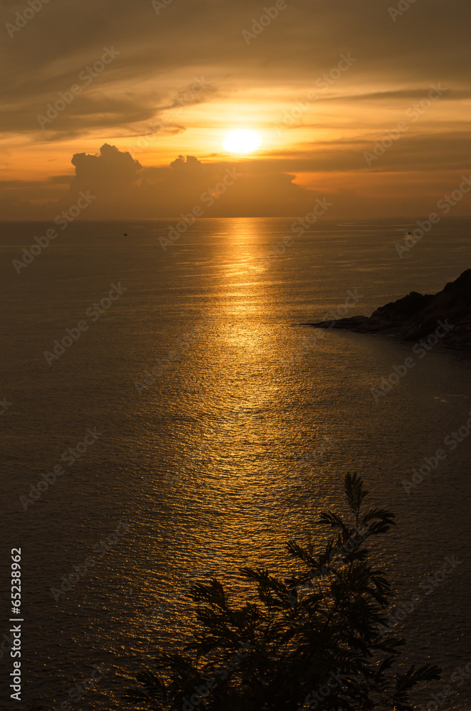 Phuket island sunset ,Thailand.
