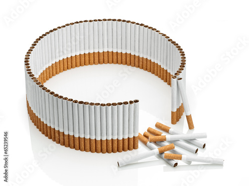 Not completed tobacco fence