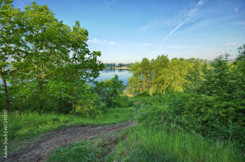Path towards lakeshore