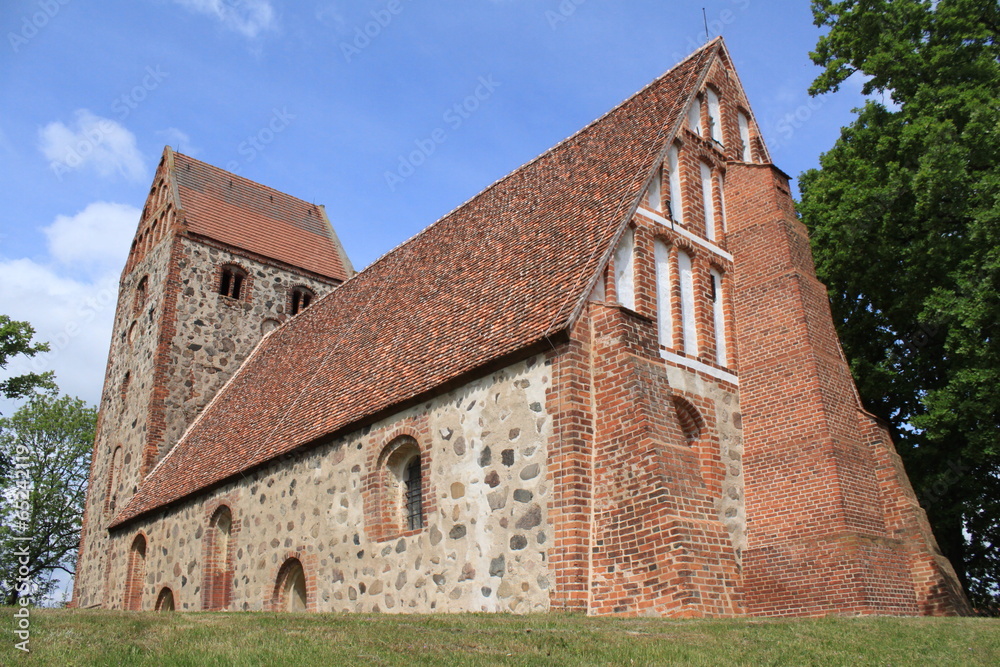 Mittelalterliche Wehrkirche in Königsberg bei Wittstock