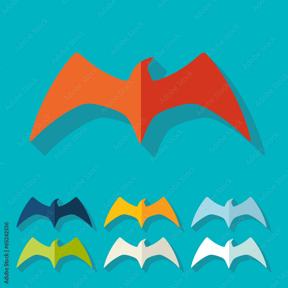 Flat design: bird Flat design: bird
