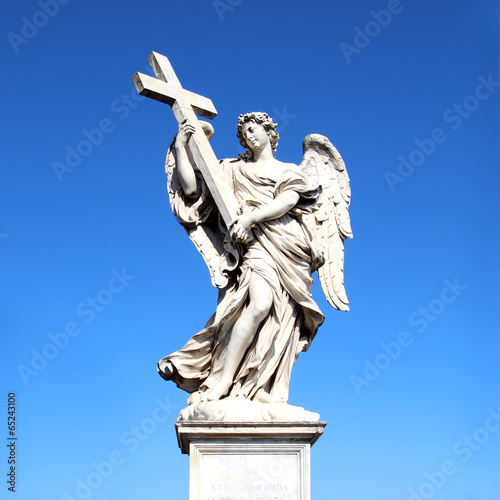 Italie / Rome - Statue du Pont Saint-Ange 