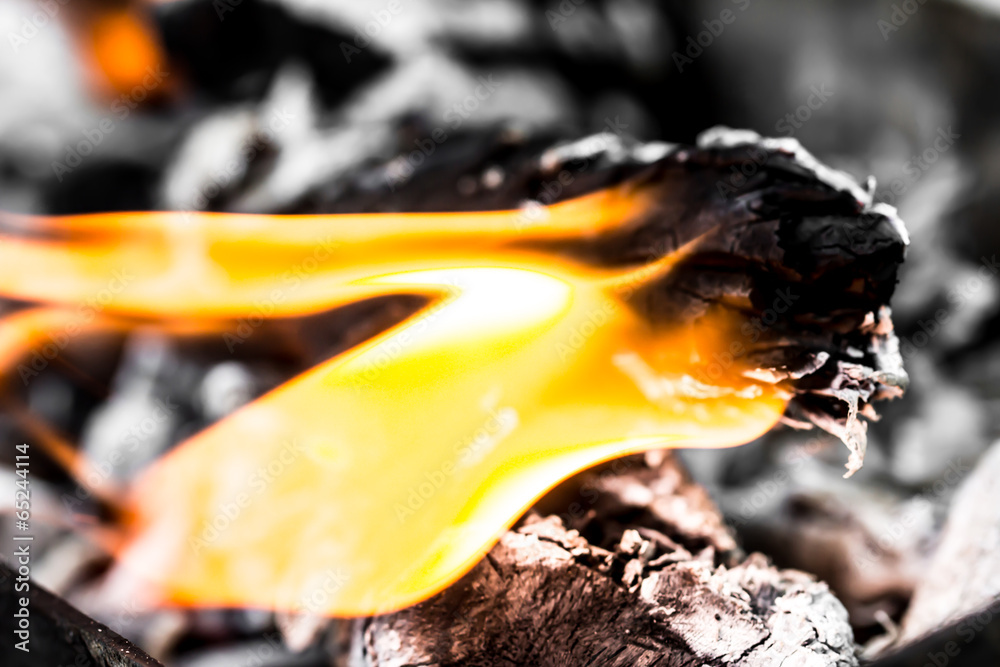 Fototapeta premium abstract background of burning coals