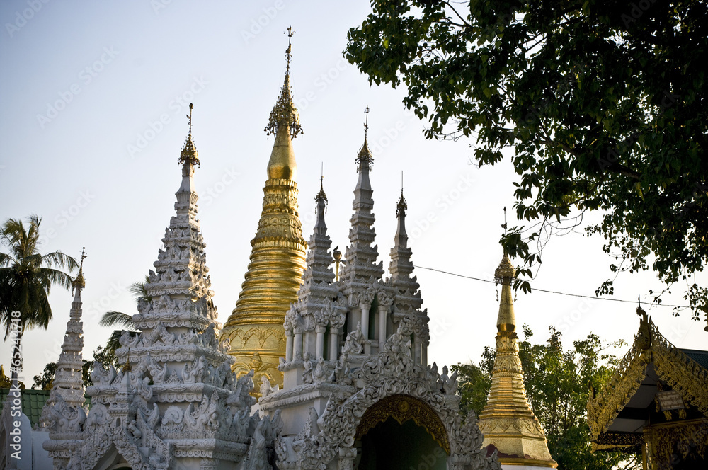 pagode de Shwedagon, Rangoon