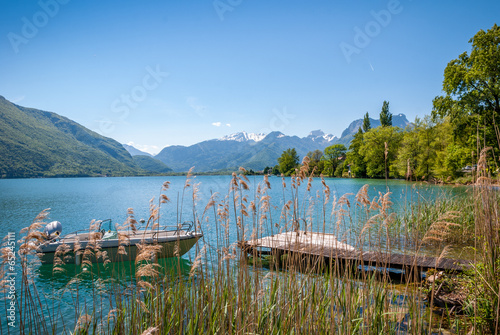 Konstfotografi Lac d'Annecy rive Ouest