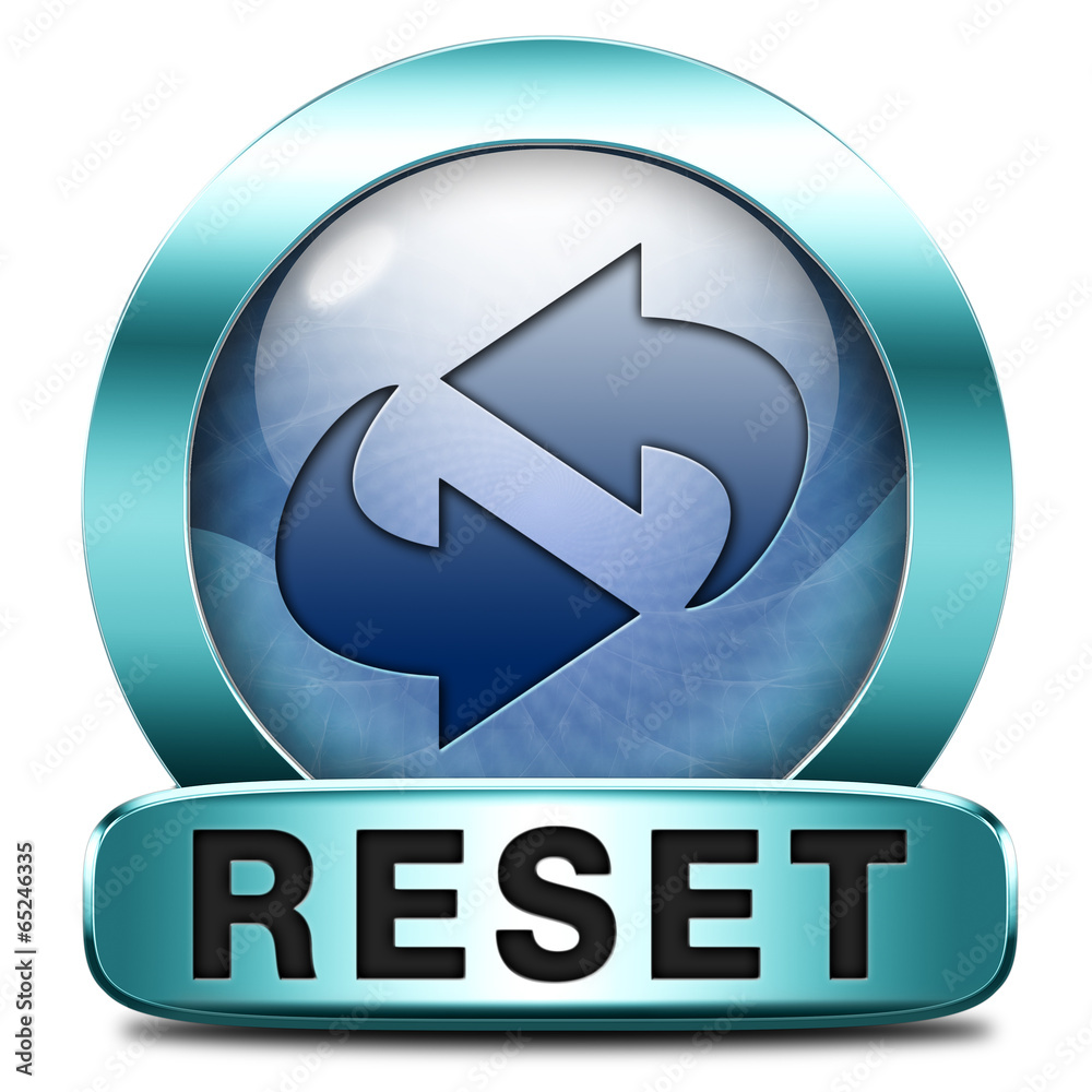 Reset Icon Stock Illustration Adobe Stock
