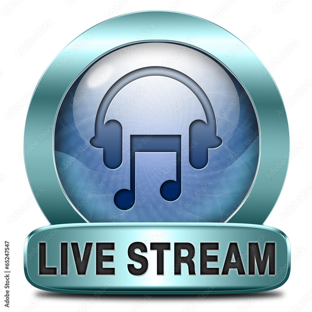 Fototapeta premium live stream music