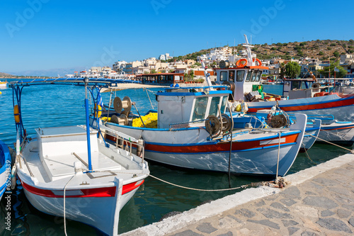 Elounda harbour. Crete, Greece