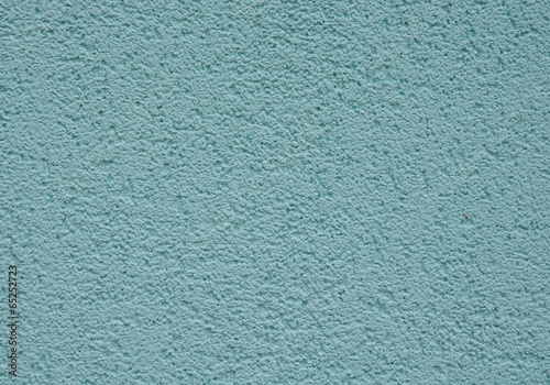 Blue rough plaster on wall