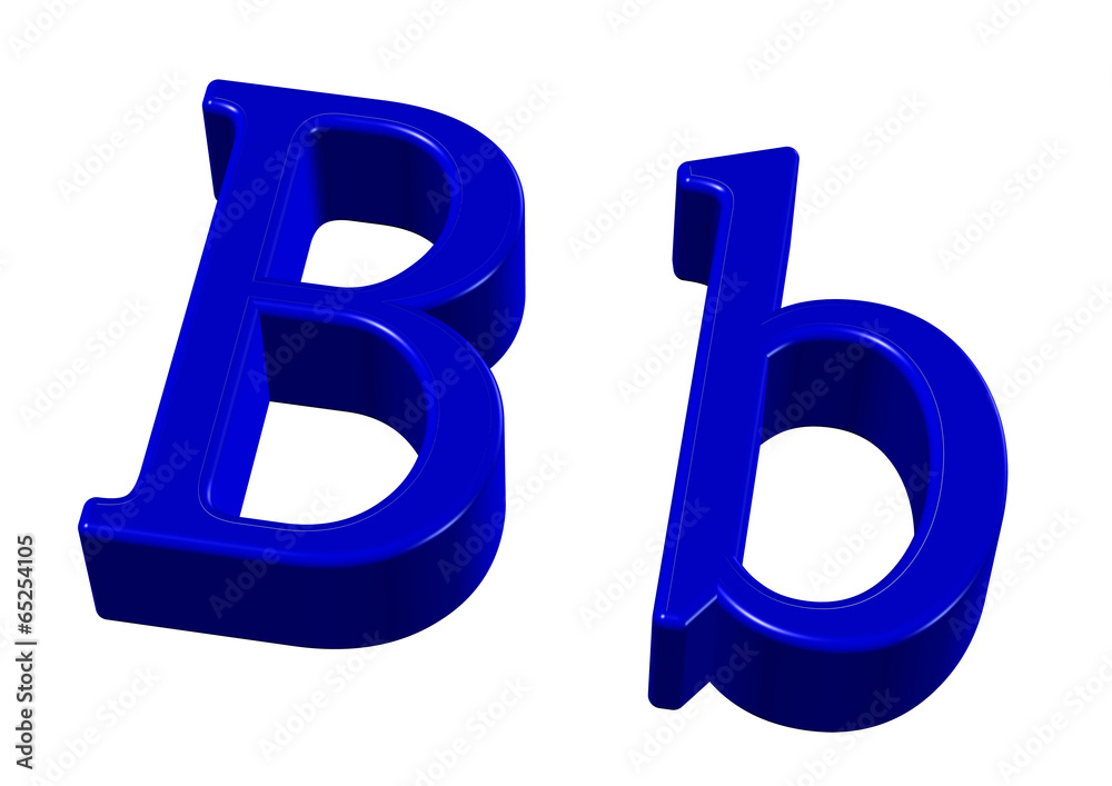 Obraz premium mavi renkli b