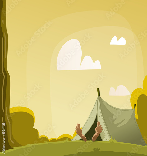 Fondo relax campo