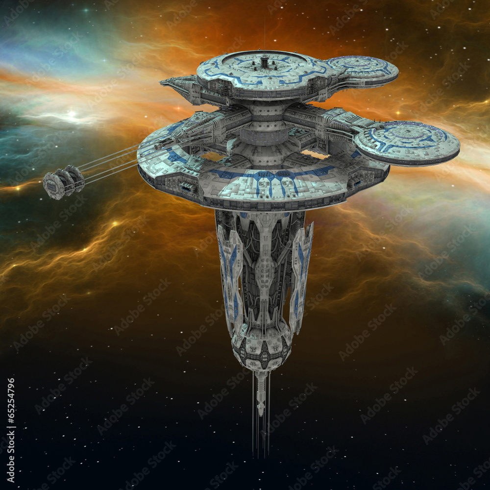 宇宙ステーション Stock イラスト Adobe Stock