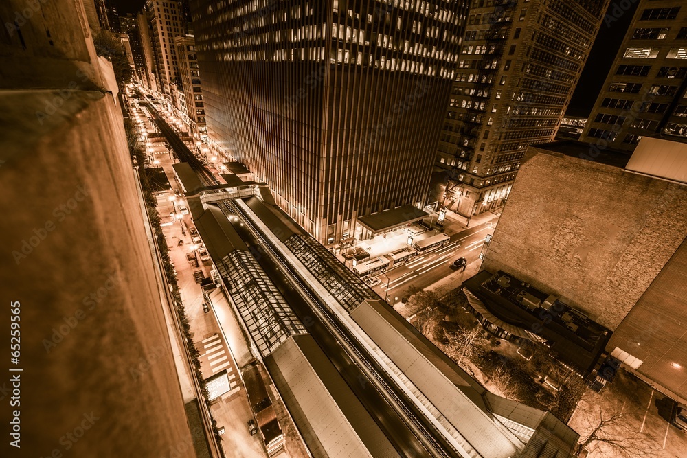 Obraz premium Chicago Crossroad