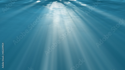 海中の光