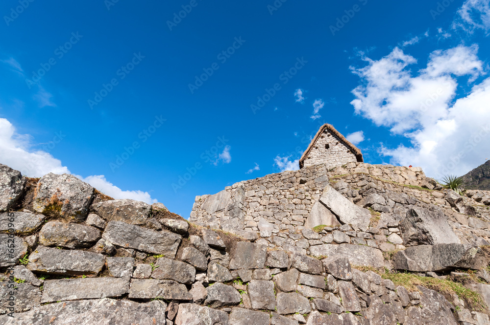 Guardhouse in Machu Picchu, Andes, Sacred Valley, Peru