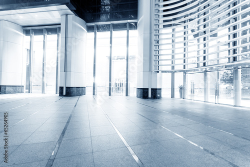 modern office entrance