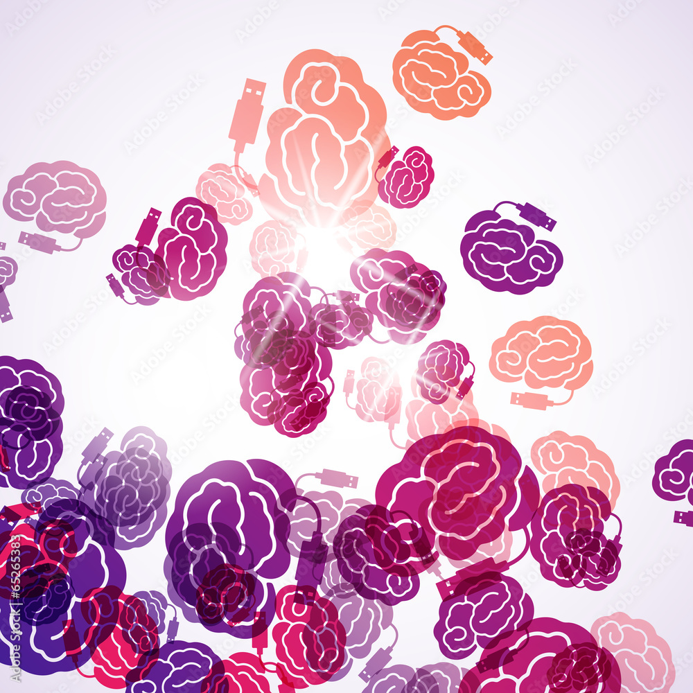 abstract background: brain abstract background: brain