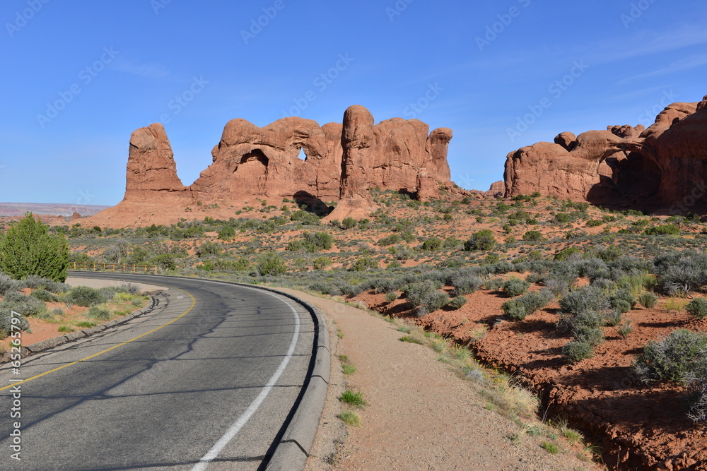 The Arches national park at Utah The Arches national park at Utah
