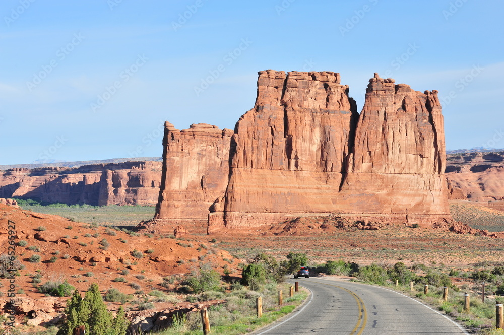 The Arches national park at Utah The Arches national park at Utah