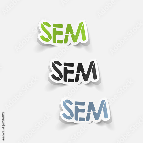 realistic design element: sem