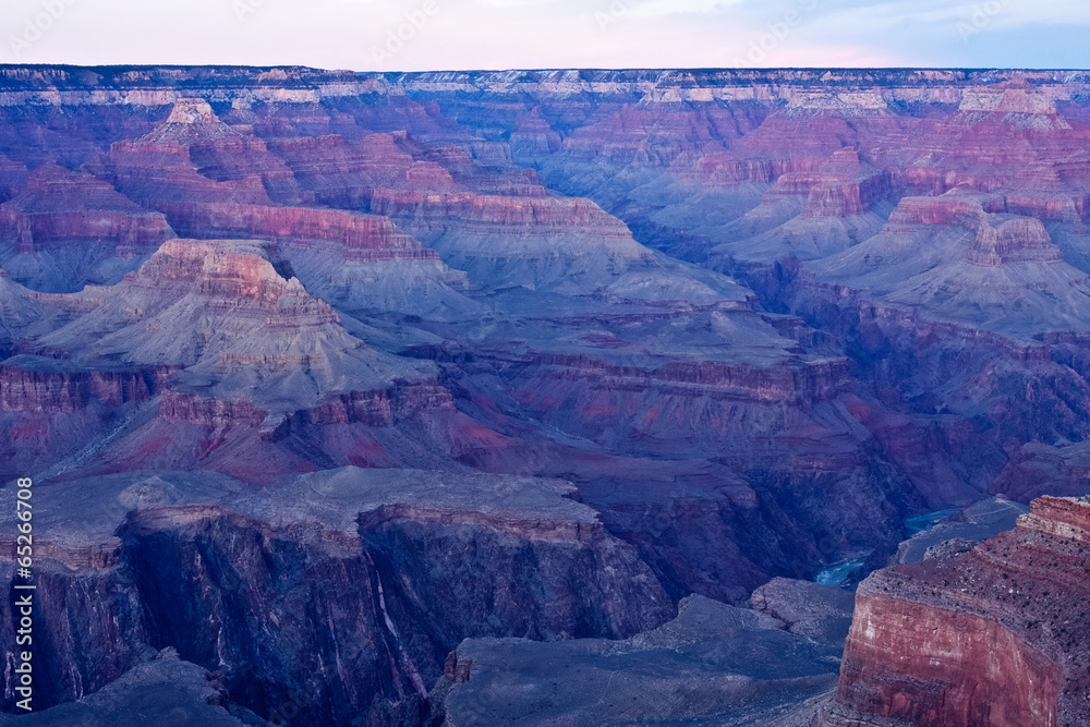 The Grand Canyon at Sunset The Grand Canyon at Sunset