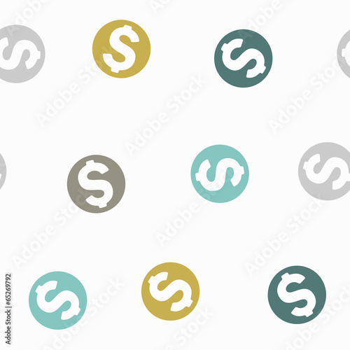 seamless background: money