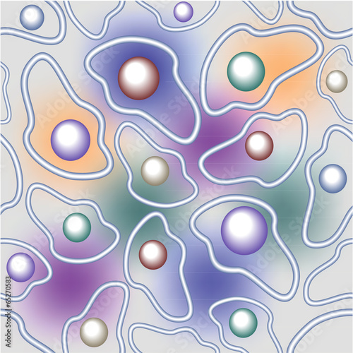 Seamless abstract background in metallic design
