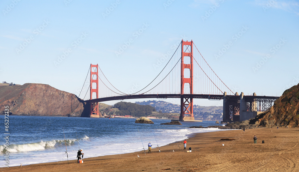 Fishermen and Golden Gate Fishermen and Golden Gate