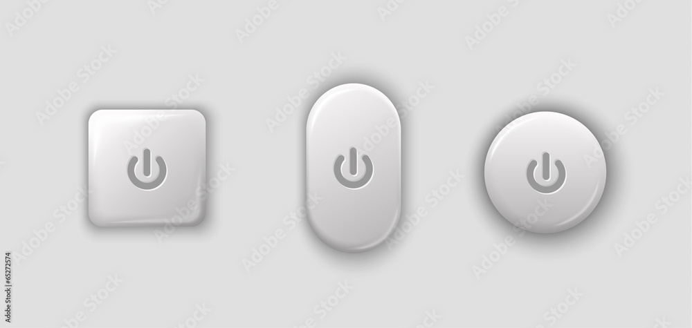 white glossy buttons white glossy buttons