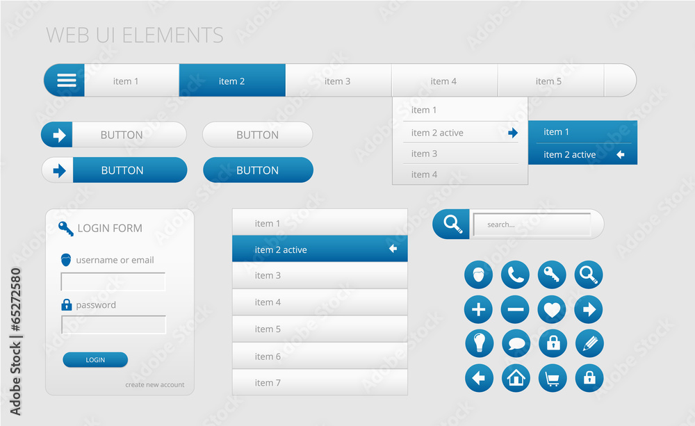 modern web ui elements modern web ui elements