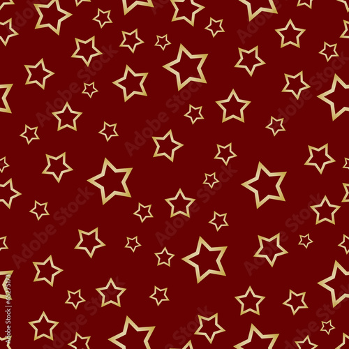 Pattern STARS Red