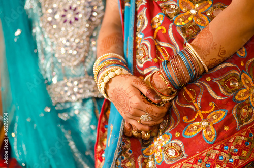 Henna design , saree , bride , traditional hindu wedding , Rajasthan, royal India 