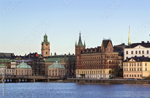 view of Gamla Stan and Riddarholme, Stockholm