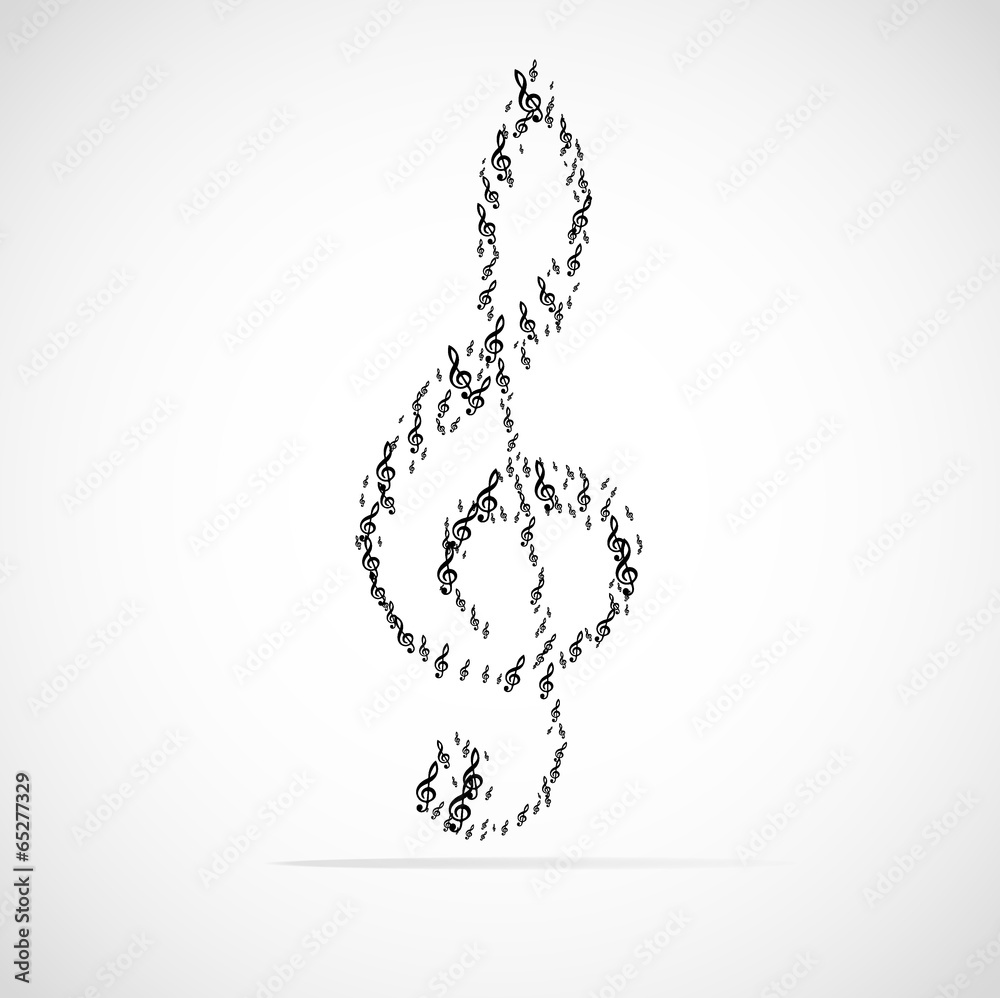 Abstract musical background Abstract musical background