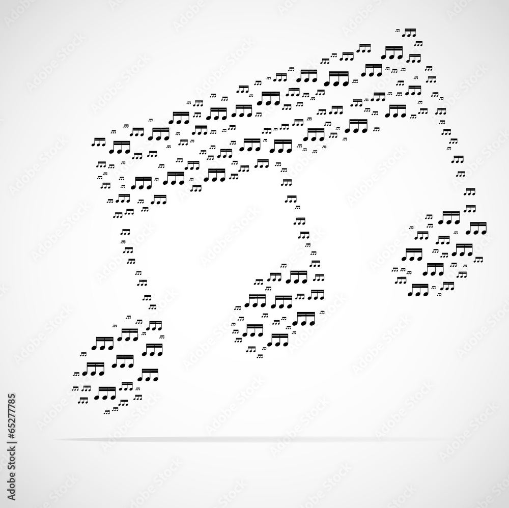 Abstract musical background Abstract musical background