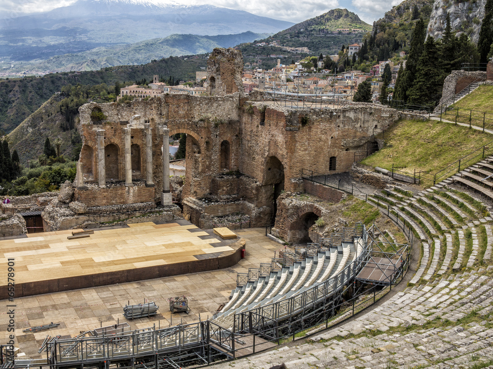 Taormina, Sicily, the Greek Theatre