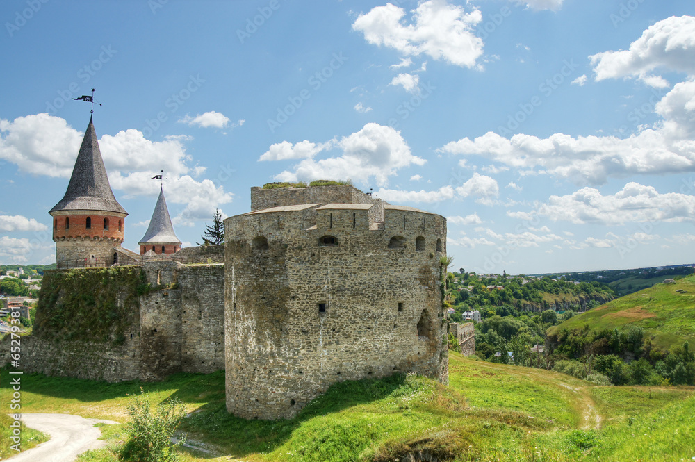 Old castle in Kamianets-Podilskyi